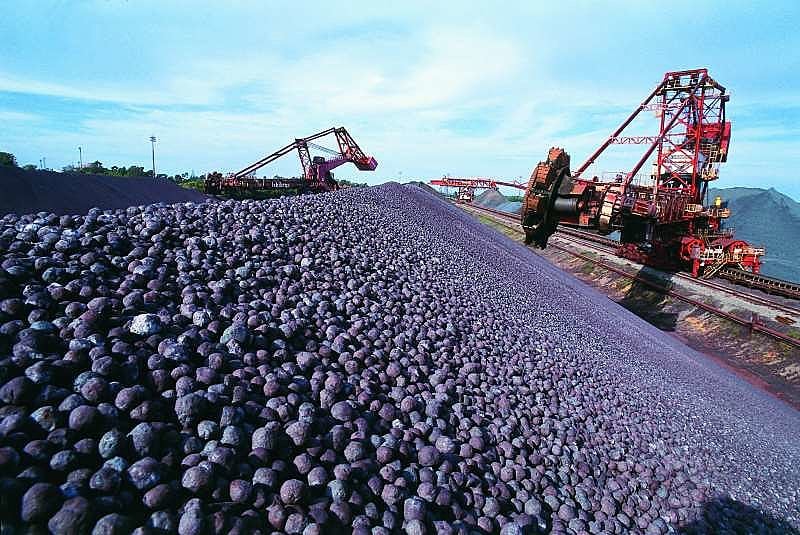 Minério de ferro, sozinho, representa 8,82% do total das exportações brasileiras, atrás apenas da soja