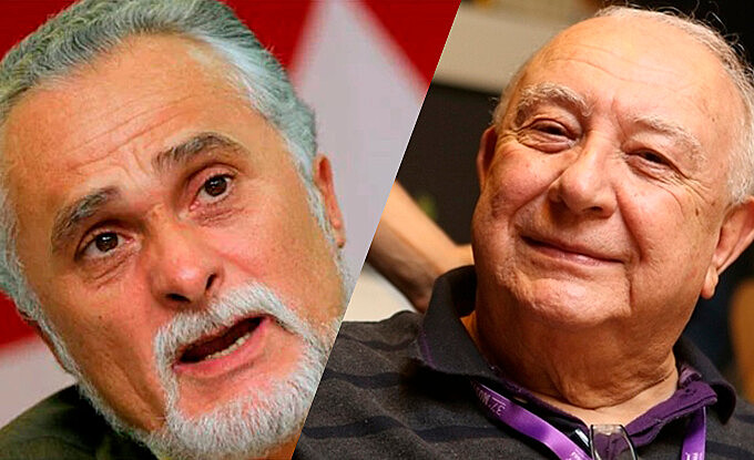o ex-deputado federal José Genoino, 72, e o ator e dramaturgo Sérgio Mamberti, 79