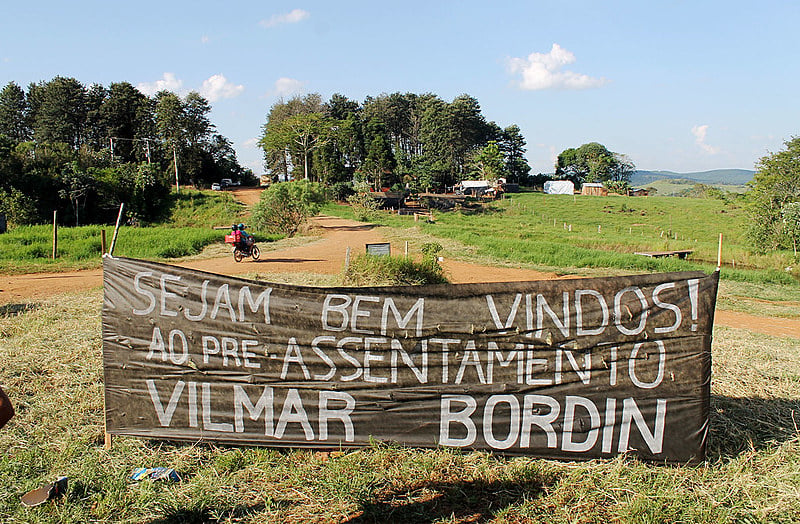 Pré-assentamento Vilmar Bordin homenageia trabalhador sem-terra morto pela PM no dia 7 de abril