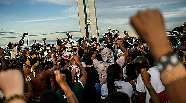 13° campamento Terra Livre en Brasilia