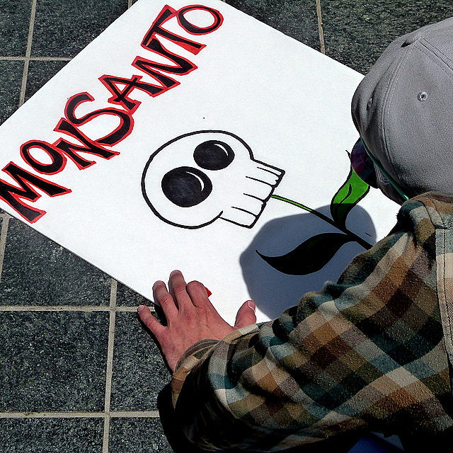 Protesto contra a Monsanto em São Francisco (CA), EUA