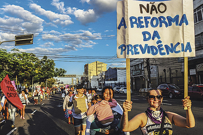 Mulheres já pautaram a reforma da Previdência no 8 de Março de 2018