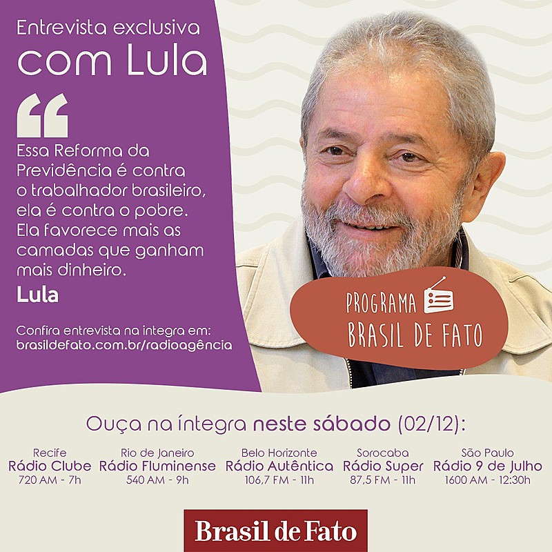 O ex-presidente concedeu entrevista exclusiva à jornalista Beatriz Pasqualino e falou sobre temas como a reforma da Previdências e eleições