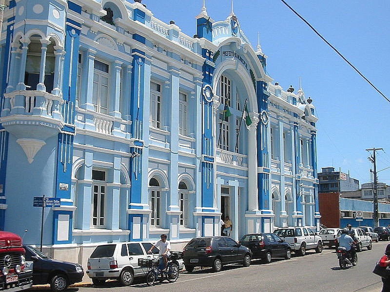 Palácio Felipe Camarão, prédio sede da Prefeitura Municipal do Natal, localiza-se na Cidade Alta