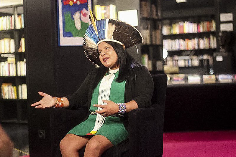 Sonia Guajajara participa da jornada Sangue Indígena: Nenhuma Gota a Mais