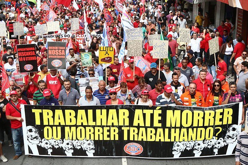 Reforma da previdência é uma das principais lutas dos trabalhadores contra governo Bolsonaro