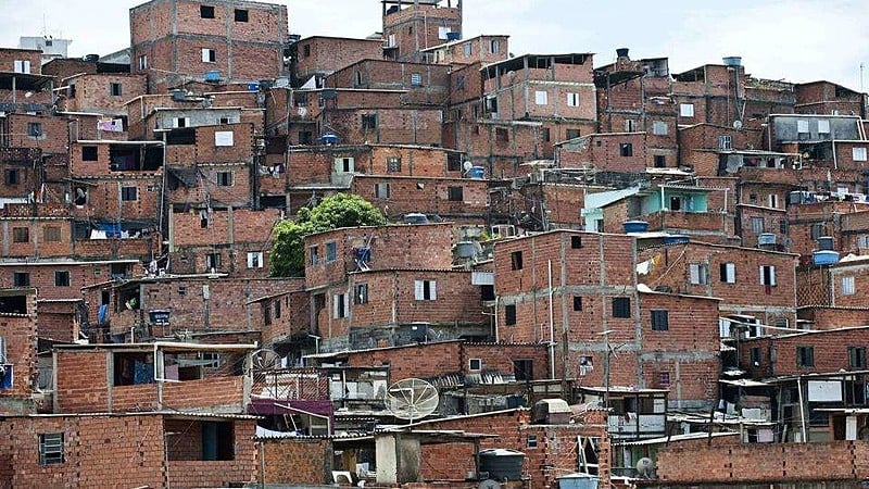 Vista de Paraisópolis, em São Paulo