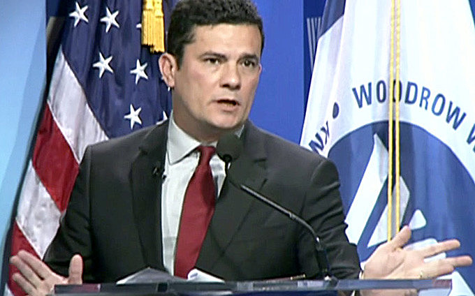 De licença do seu cargo de ministro da Justiça e Segurança Pública, Moro está passando a semana nos Estados Unidos