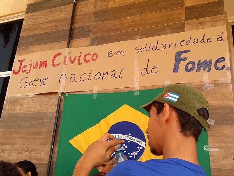 Greve de fome se direcionada ao Supremo Tribunal Federal (STF) pedindo a liberdade do ex-presidente