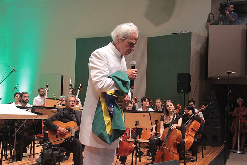 Na noite desta quinta-feira (22), Geraldo Vandré voltou aos palcos em apresentação em João Pessoa