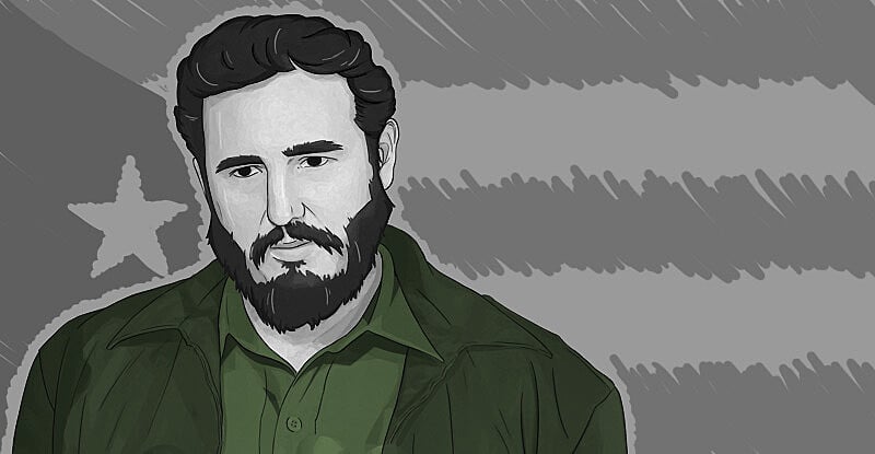 O líder da Revolução Cubana