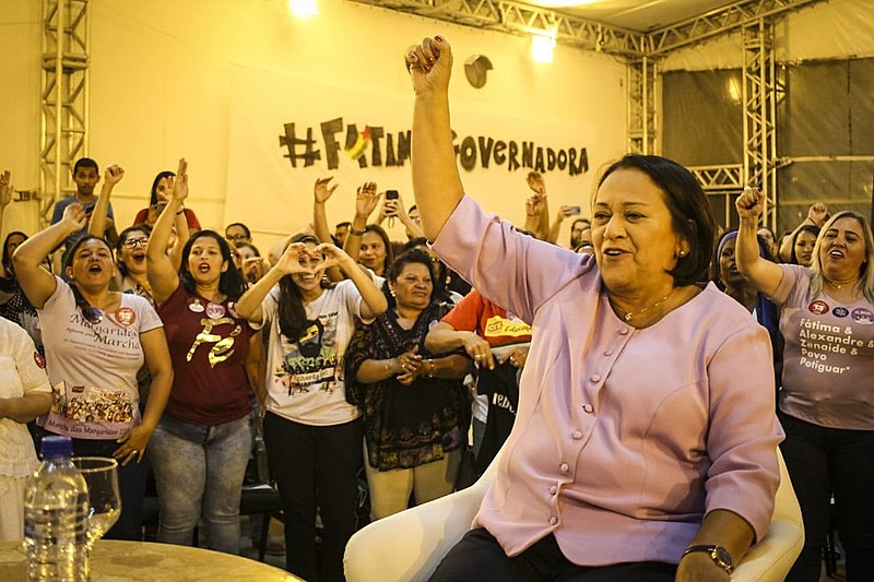 Fátima foi diplomada governadora na noite de quarta-feira (19)