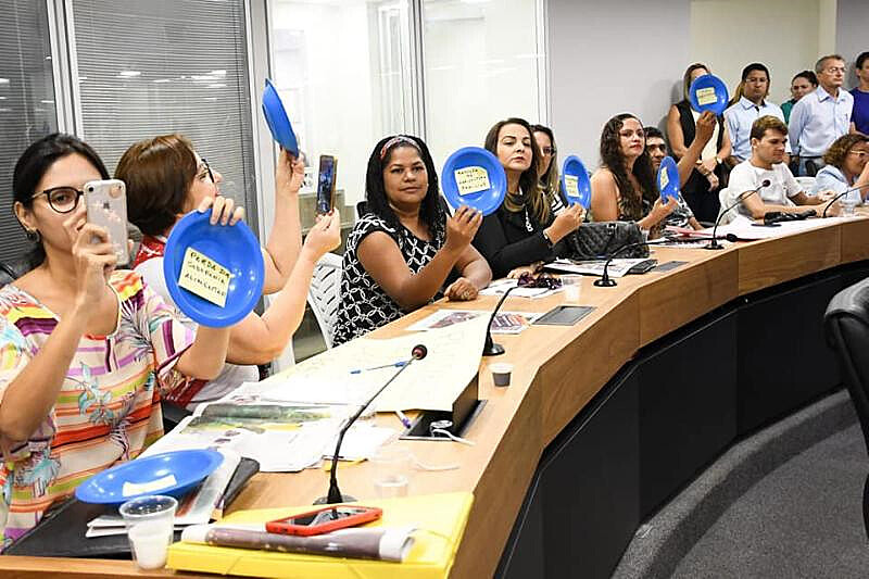 Representantes da sociedade civil protestaram contra a extinção do Consea.