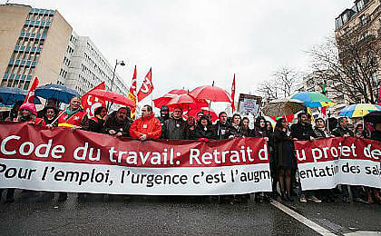 Protesto em Paris