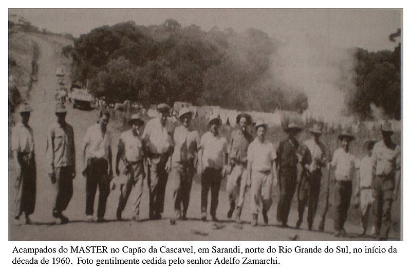 Acampados do Master em Sarandi