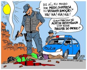 Lei proposta por Moro isenta policiais de responsabilidade por uso de força letal.