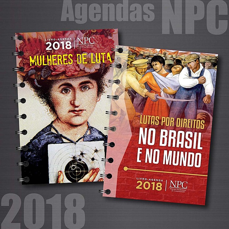 Agendas apresentam personagens históricos que se dedicaram a tornar o mundo um lugar melhor para a maioria