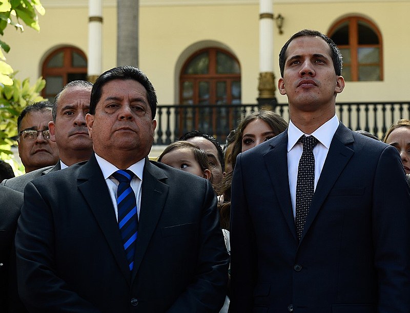 Apoiador de Guaidó, Edgar Zambrano foi detido na noite de quarta-feira (8) pelo Serviço Bolivariano de Inteligência