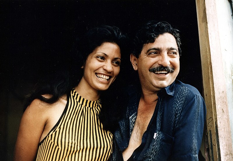 Chico Mendes e sua esposa Ilsamar Mendes