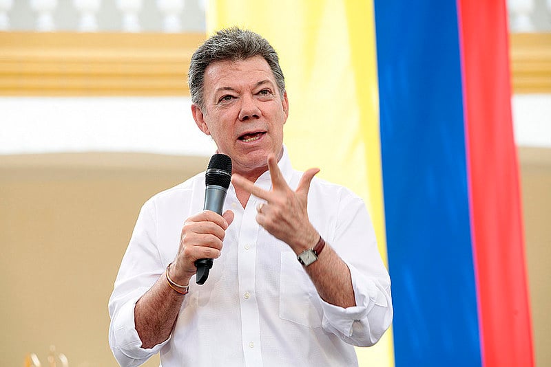 Presidente colombiano, Juan Manuel Santos (foto), quer implementar novo acordo o mais rápido possível
