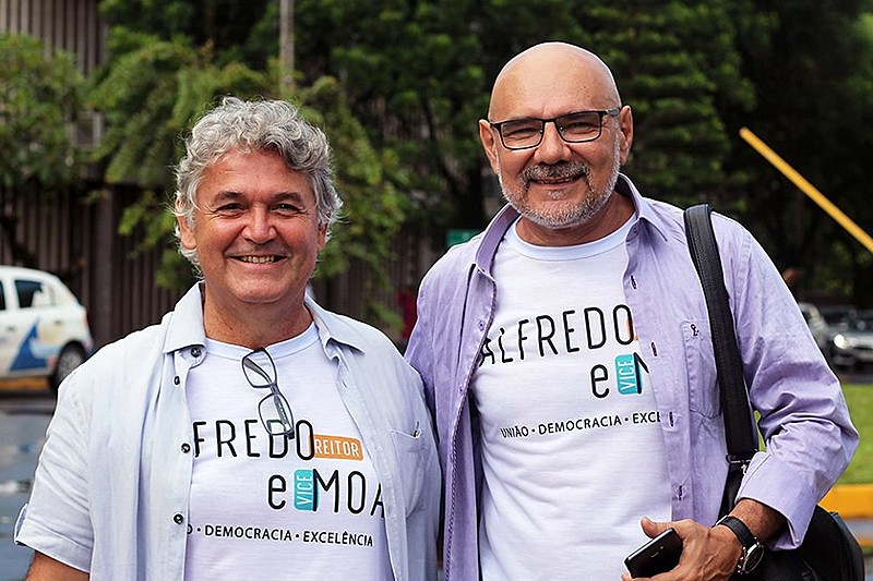 Alfredo foi eleito pela comunidade acadêmica em 2º turno, no fim de junho