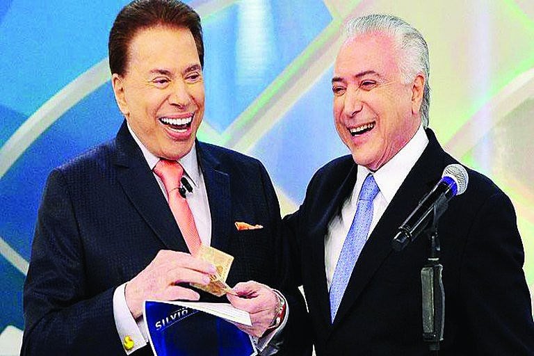 Temer oferece dinheiro a Sílvio durante programa