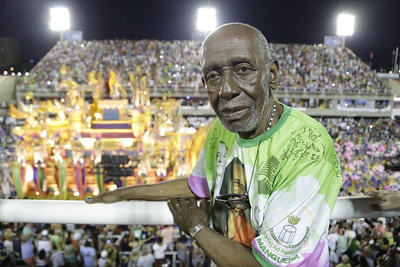 Nelson Sargento é presidente de honra da Mangueira