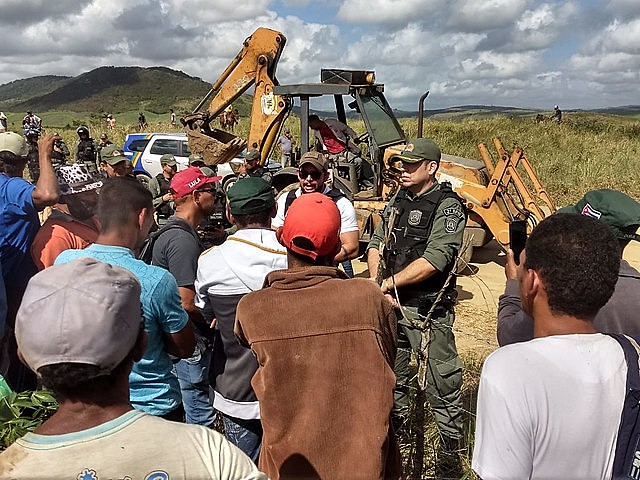 Despejo ocorrido final do mês de outubro cerca de 80 famílias que viviam no acampamento Beleza, no município de Aliança