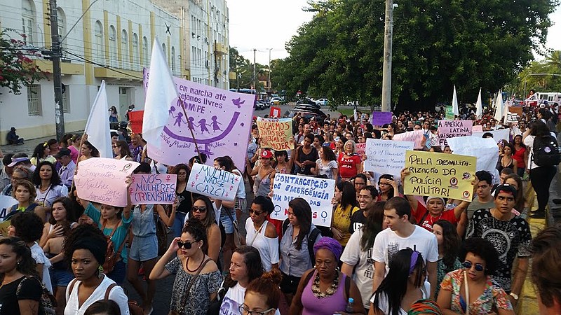 As mulheres sairão em cortejo pelas ruas do centro do Recife em memória às vítimas de violência