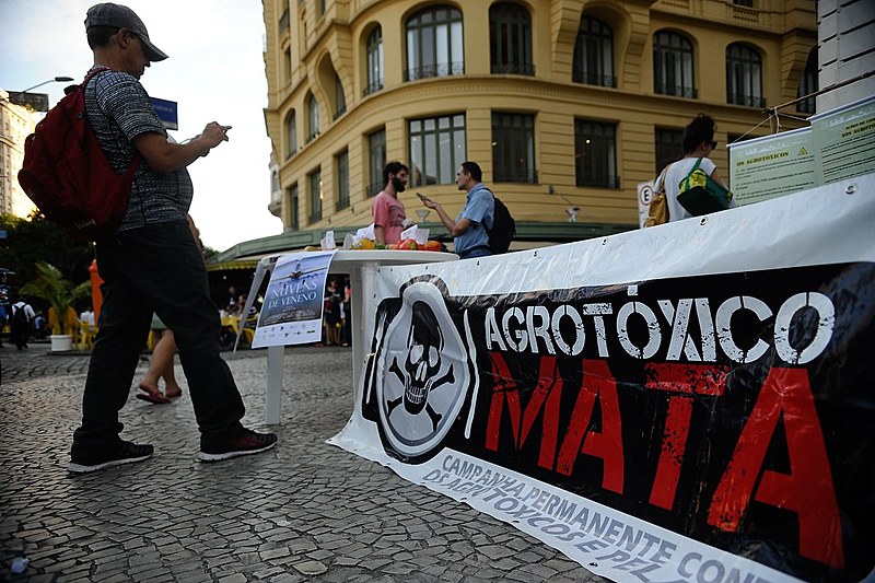 Ato no Rio de Janeiro, no Dia Internacional de Luta contra os Agrotóxicos