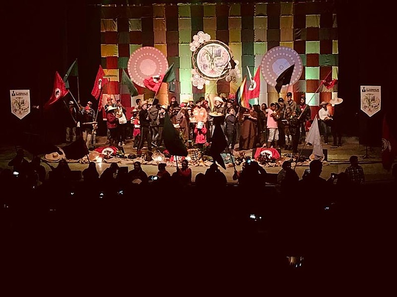 Conferência aconteceu no Teatro Guaíra, onde, há 33 anos, foi realizado o congresso que fundou nacionalmente o MST
