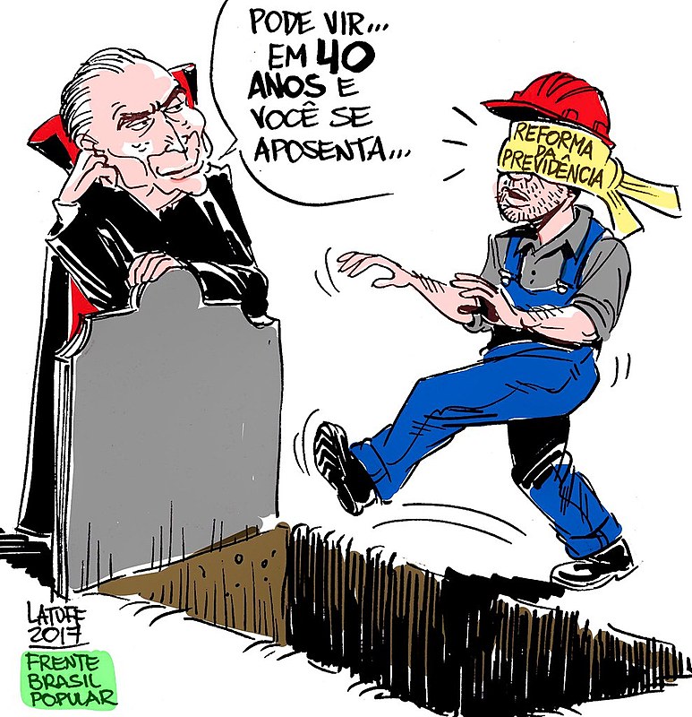 Latuff | Reforma da Previdência