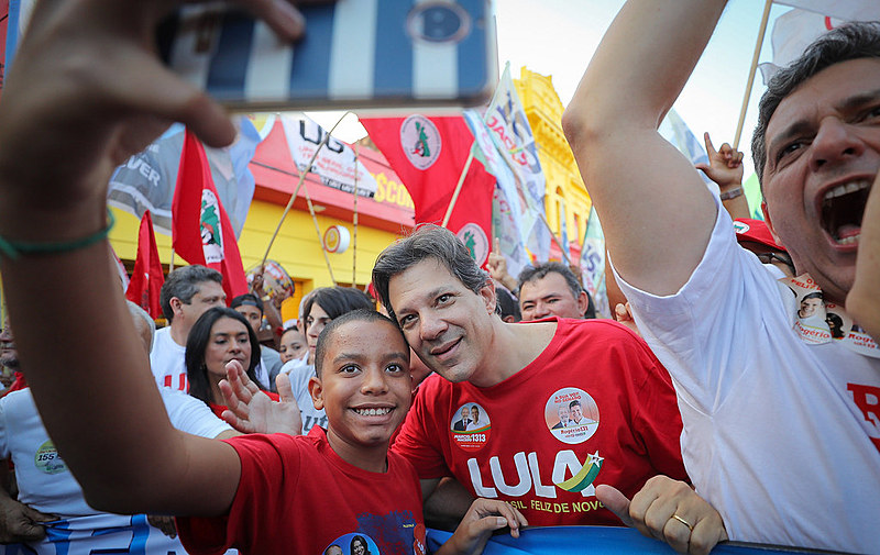 Fernando Haddad, ex-prefeito de São Paulo, ex-ministro da Educação e candidato a vice-presidente na chapa do Partido dos Trabalhadores