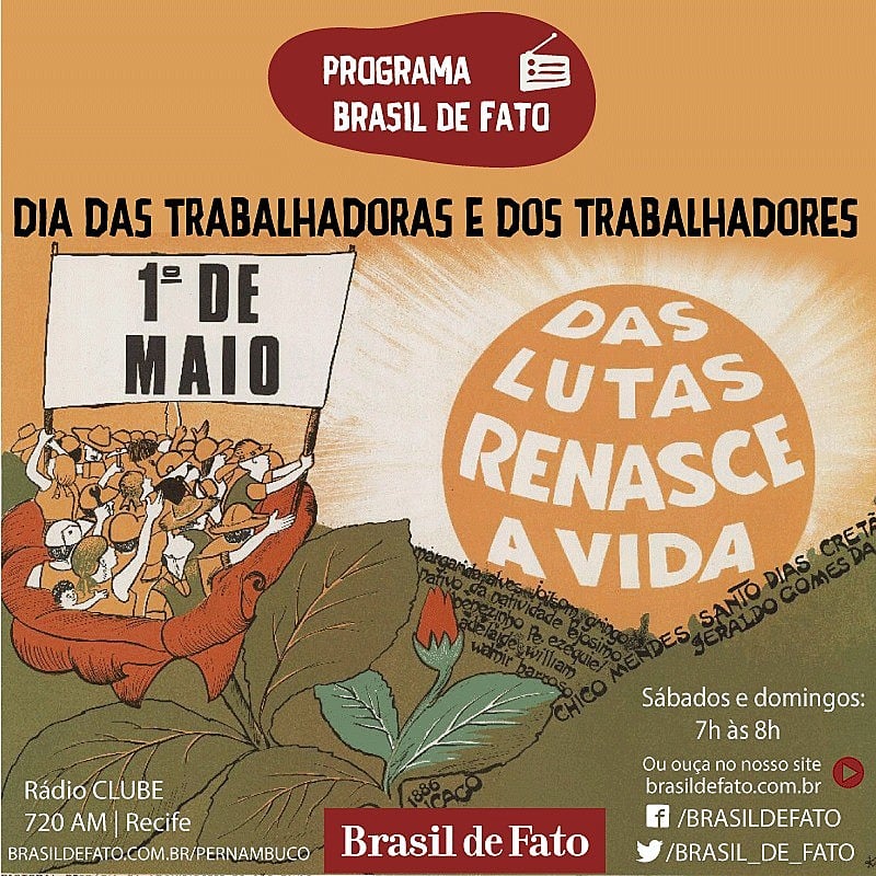 O programa destaca também os dois anos de vida do Brasil de Fato Pernambuco