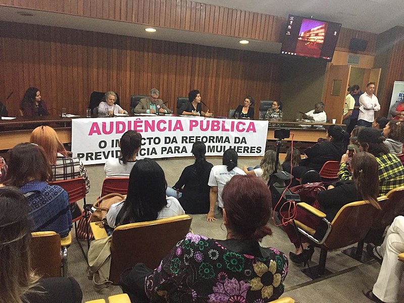 Discussão sobre impacto da reforma para as mulheres aconteceu nesta segunda (27) na Assembleia Legislativa de São Paulo (Alesp)