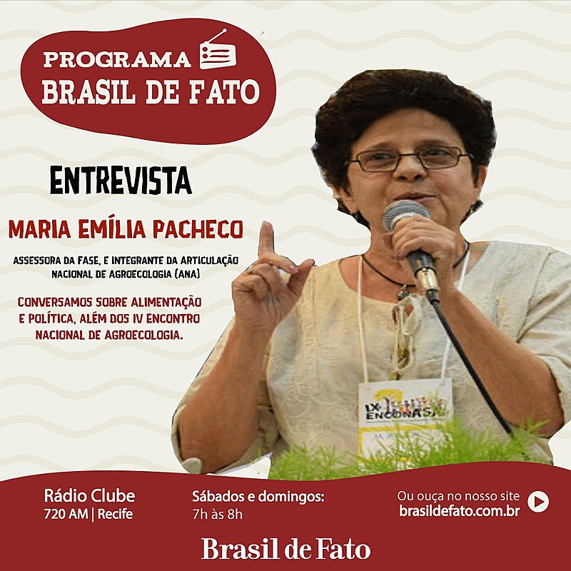 O programa vai ao ar as 7h da manhã na Rádio Clube AM e na Rádio Brasil de Fato.