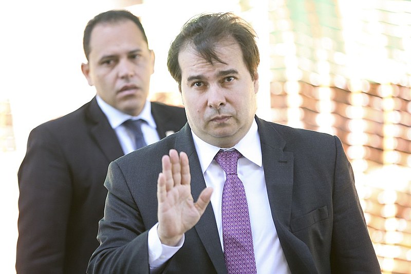 O presidente da Câmara dos Deputados, Rodrigo Maia