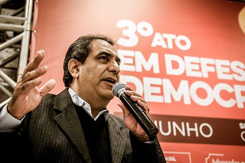 O advogado esteve em Curitiba para o terceiro da articulação Advogados pela Democracia, realizado nesta terça-feira (14)