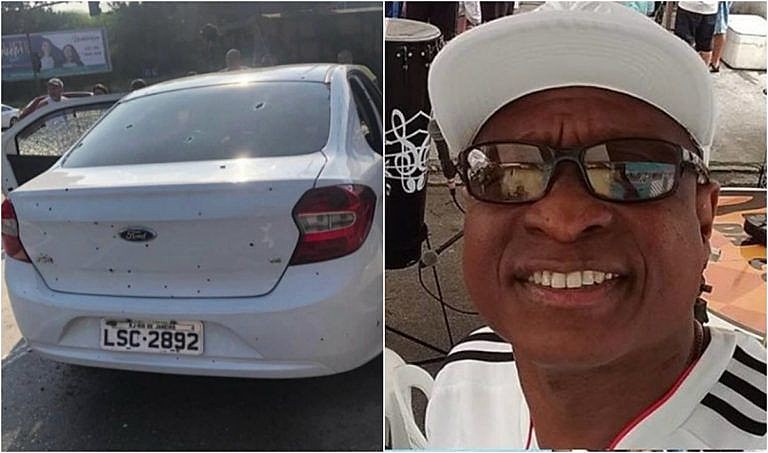 A vítima, Evaldo dos Santos Rosa, morreu na hora do crime