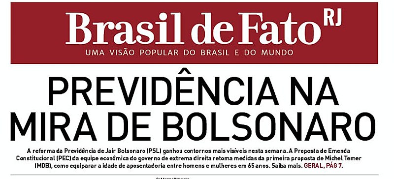 O tabloide é distribuído nas estações de trens e metrô na Central do Brasil, Pavuna, Coelho Neto e nas barcas em Niterói