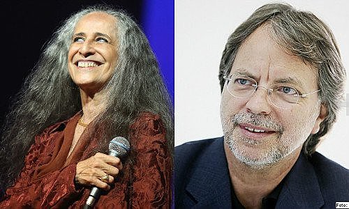 Maria Bethânia leu trechos do romance “Sombras da água” (Cia. das Letras), o último a ser lançado pelo escritor