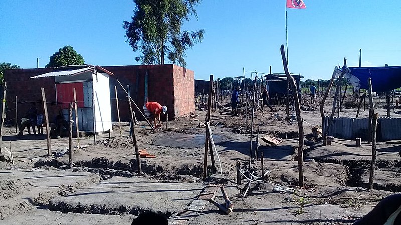 Acampamento Nova Canudos, localizado em Bayeux (PB).
