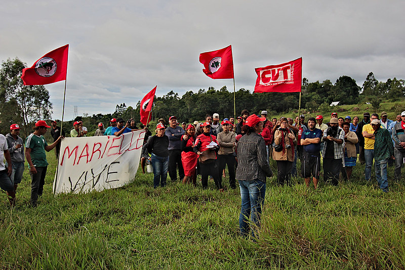 Famílias da ocupação “Marielle Vive” reivindicam que as terras da fazenda São João das Pedras sejam destinadas à reforma agrária