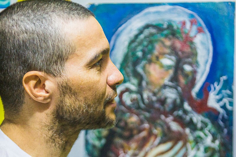 Rodrigo Lima, vocalista da banda Dead Fish