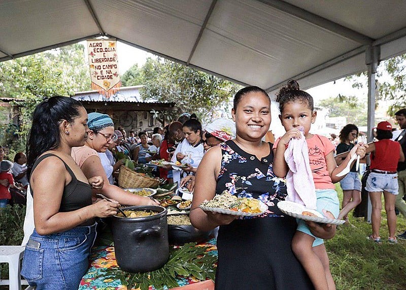 O festival também tinha como objetivo defender a 4ª edição da Feira Nacional da Reforma Agrária, proibida de ser realizado por João Doria.