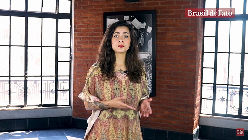 Journalist Pamela Oliveira hosts the show that brings news and information about Brazil to English-speaking audiences in Africa