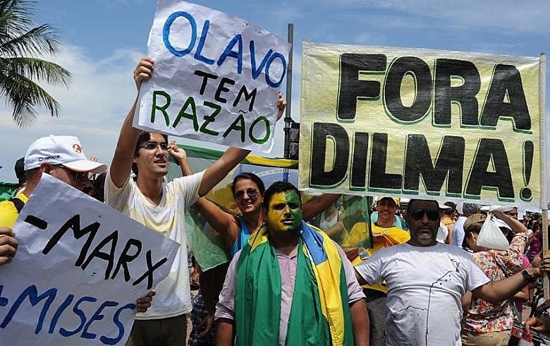 O antipetismo unificou pessoas que se definem como "de direita" com divergências em diversos temas