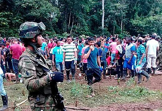 Camponeses se mobilizavam de forma pacífica desde o dia 28 de setembro para denunciar o descumprimento dos Acordos de Paz