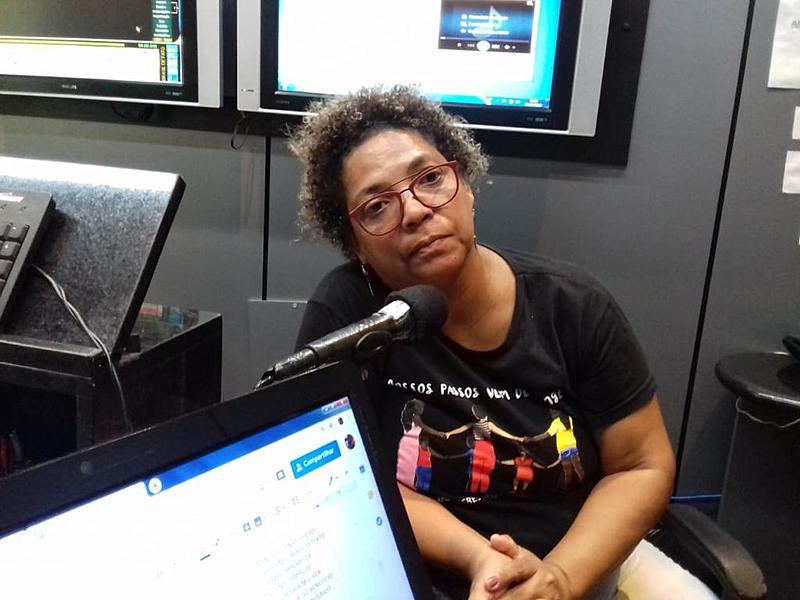 Piedade Marques falou sobre o evento " Mulheres Negras em Movimento e a Reforma da Previdência"