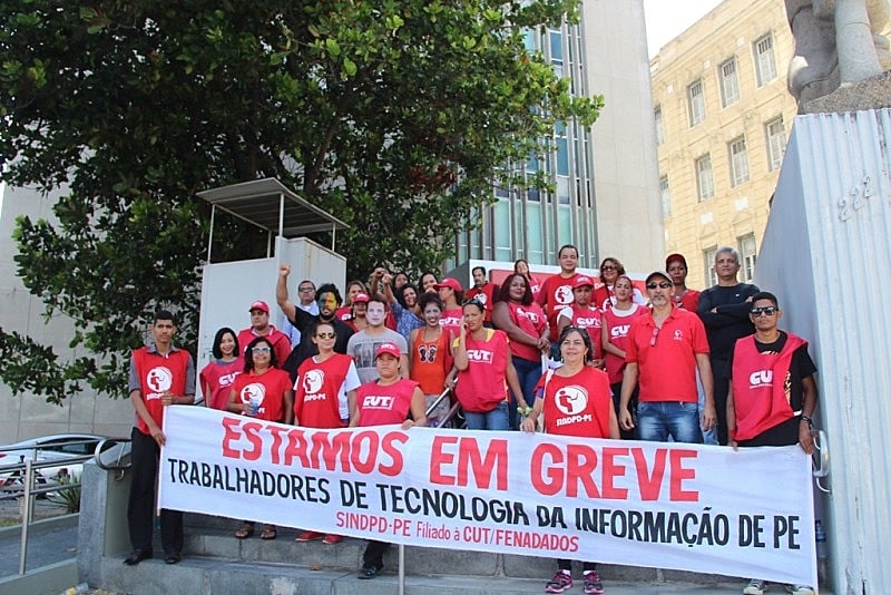 Sindicato dos Trabalhadores em Processamento de Dados, Informática e Tecnologia da Informação em PE está em greve por tempo indeterminado